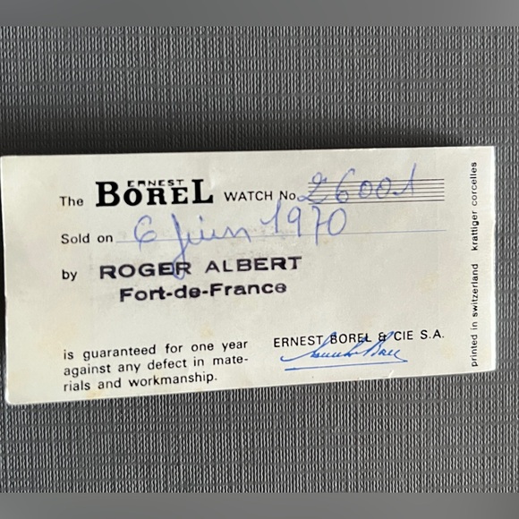 Vintage Ernest Borel Cocktail Watch in 18k Yellow Gold Plated Stainless 1970 main image 4